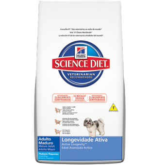 Hills Adulto Maduro Longevidade Ativa - 7,5 kg 